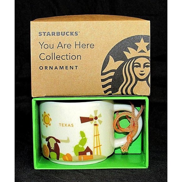 Starbucks Other - Starbucks Coffee Mug Texas You are Here 2 oz Christmas Ornament Everyday 59 ml